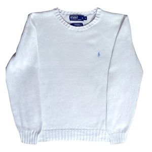 Polo by Ralph Lauren cotton pull over crew neck sweater.